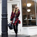 Lumberjack Plaid - Cape and Poncho Outfit Ideas - Living