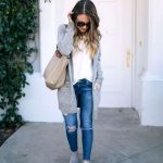 50 Gorgeous Winter Outfits Ideas With Cardigan | Sneaker outfits .