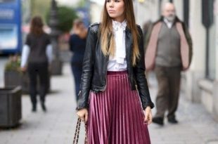 44 Gorgeous Feminine Pleated Midi Skirt Outfits Ideas For Winter .
