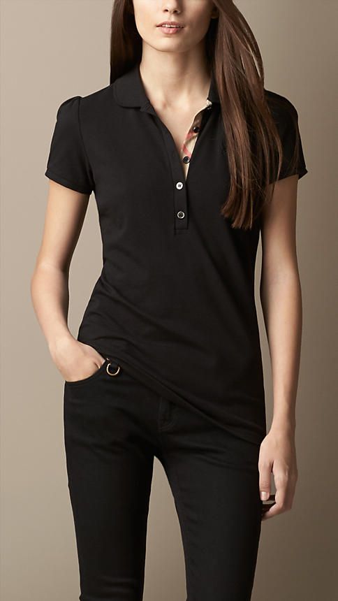 Women's Clothing in 2020 | Polo shirt outfits, Polo shirt outfit .