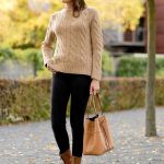 outfits with polo ralph lauren beige sweater | Chicisi