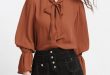 How to Style Puff Sleeve Blouse: Top 14 Outfit Ideas - FMag.c