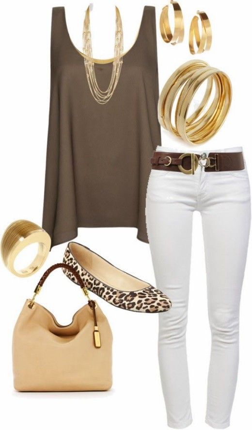 How to Wear White Jeans for Spring | Spring fashion outfits .