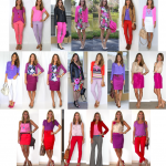 12 Outfit Ideas: Red, Pink and Purple | Colourful outfits, Js .