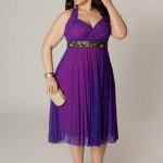 Plus Size Purple Cocktail Dress – Fashion dress