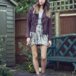15 Amazing Purple Leather Jacket Outfit Ideas for Women - FMag.c