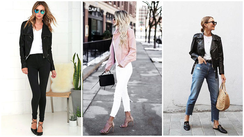 What to Wear With a Leather Jacket - The Trend Spott