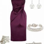 Statement purple dress with silver accessories (With images .