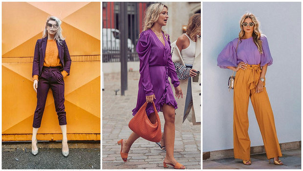 Yes! You Can Wear Orange and Purple Together and Look Incredibly Ch