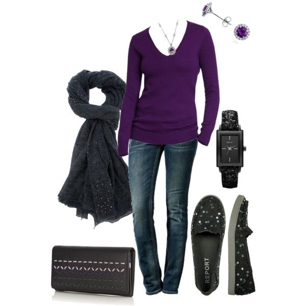 Purple Sweater | Purple sweater, My style, Fashi