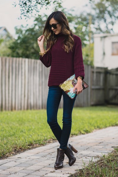 15 Attractive & Ladylike Purple Sweater Outfit Ideas for Ladies .