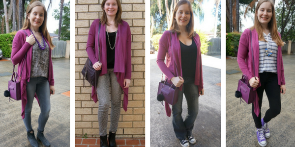 Purple Sweater Outfit Ideas for Ladies