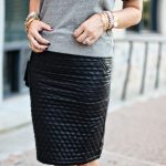 Leather Pencil Skirt - Dash of Darli