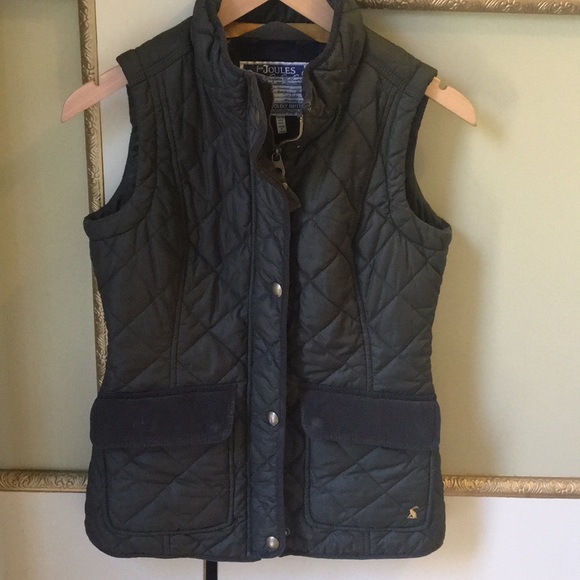 Joules Jackets & Coats | Womens Quilted Vest In Everglade Green .