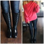 How to Wear Quilted Hunter Boots | Quilted boots outfit, Rainboots .