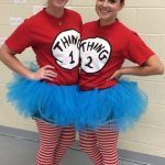 Thing One and Thing Two costumes for Twin day! Red Thing One and .
