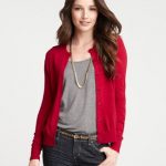 I do believe I would enjoy a red cardigan for fall | Red cardigan .