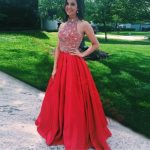 Red Halter Top Dress – Fashion dress