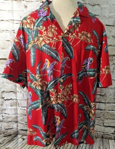 Details about Vintage 3XL Paradise Found Hawaiian Shirt Magnum PI .
