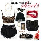 17 Summer Outfit Ideas with High-waisted Shorts - Pretty Desig