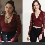 Lace Wrap Crop Top in 2020 | Red lace top, Lace top outfits, Lace to