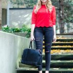 How to Style Red Lace Top: 15 Eye Catching & Beautiful Outfits .