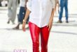 Red leather pants | Ciara style, Fashion, Sty