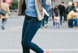 So cute. Fur vest jeans and I love red shoes. (With images) | Red .
