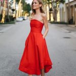 Date Night Red Dress Outfit Ideas #FashionTrend #FashionStyle .