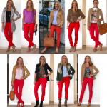 Flashback Friday: Red Pants | Red pants outfit, Red jeans outfit .
