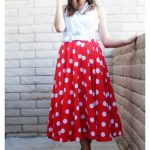 Red Polka Dot Skirts, White Blouses | "Ca fait mal" by .