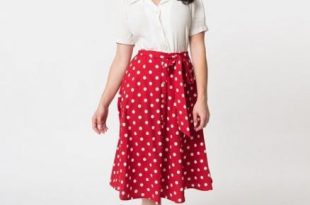 Skirt outfits midi pencil polka dots 30 new ideas #skirt | Vintage .