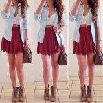 26 Ways To Style a Skater Skirt 2020 | FashionGum.c