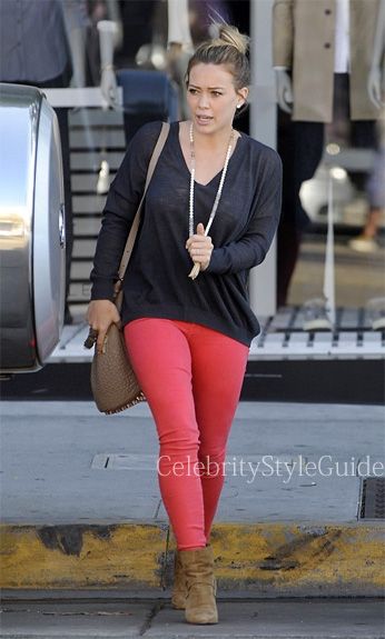 Seen on Celebrity Style Guide: Hilary Duff wore the Koral Skinny .