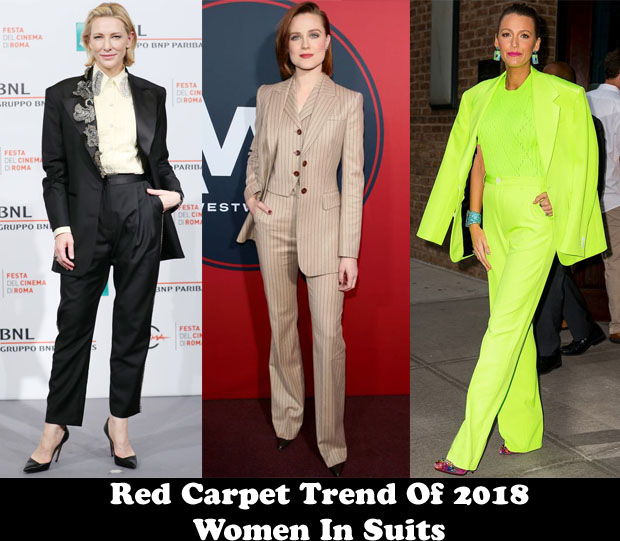Red Carpet Trend Of 2018 - Women In Suits - Red Carpet Fashion Awar