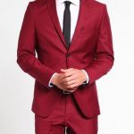Slim Fit Mens Red Suit | avail this Red Slim Fit Suit at finest .