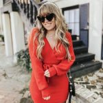 Red sweaterdress, sweater dress outfit, sweaterdress outfit ideas .
