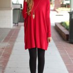 How to Style Red Tunic: 15 Eye Catching & Beautiful Outfit Ideas .
