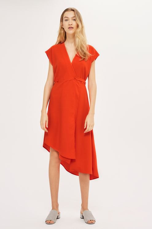 How to Wear Red Wrap Dress: 15 Best Outfit Ideas - FMag.c