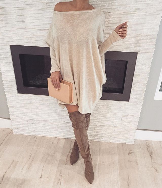 14 outfits with a cozy oversized sweater dress - larisoltd.c