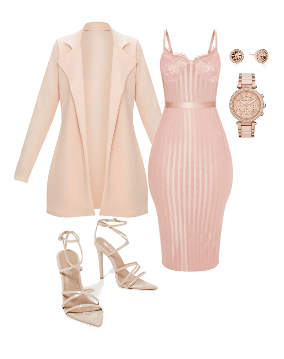 Rose Gold Dress Outfit Ideas