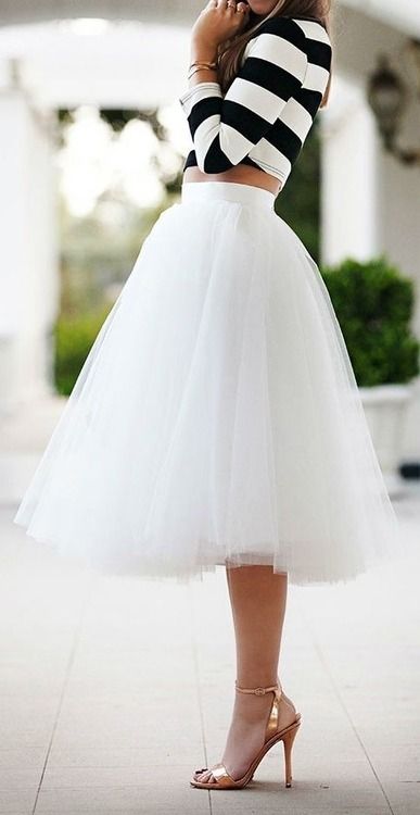 tulle skirt and rose gold heels *swoon* | Fashion, Style, Cute skir