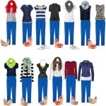 What to Wear with Bright Blue Pants / Capsule ... | Bright blue .