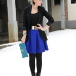 KOBALTOWA SPÓDNICA | Blue skirt outfits, Fashion, Royal blue skir