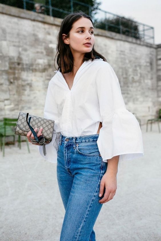 Ruffle Sleeve Blouse: 14 Chic and Stylish Combinations - FMag.c