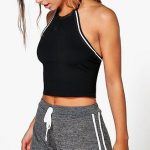 Petite Space Dye Knitted Gym Running Shorts | boohoo | Shorts .