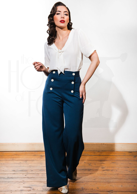 Women's 1940s Pants Styles- History and Buying Gui