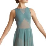 Scallop Hem Sleeveless Dress | Balera™ | Dance outfits, Modern .