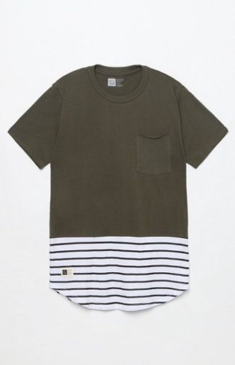 Parallel Pocket Scallop T-Shirt | Mens fashion casual outfits .
