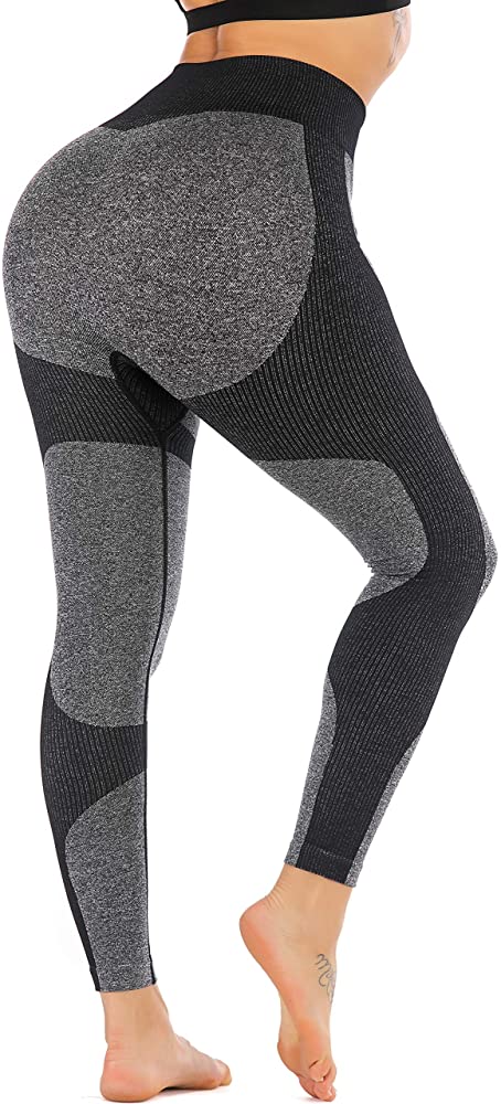 Amazon.com: RUNNING GIRL Women Butt Lift Seamless Yoga Leggings .
